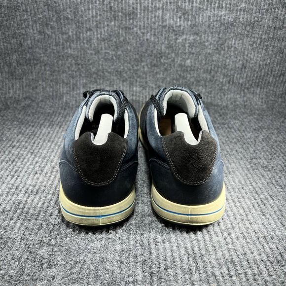 Ecco Street Premiere Golf Shoes Men's Size 10 Marine Grey Leather 03918456498 - Picture 4 of 12